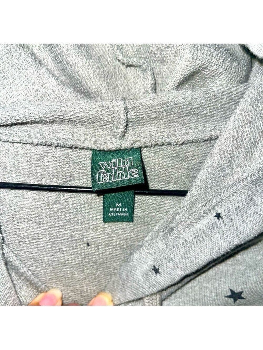 Wild Fable Gray Crop Top Hoodie - Picture 4 of 6